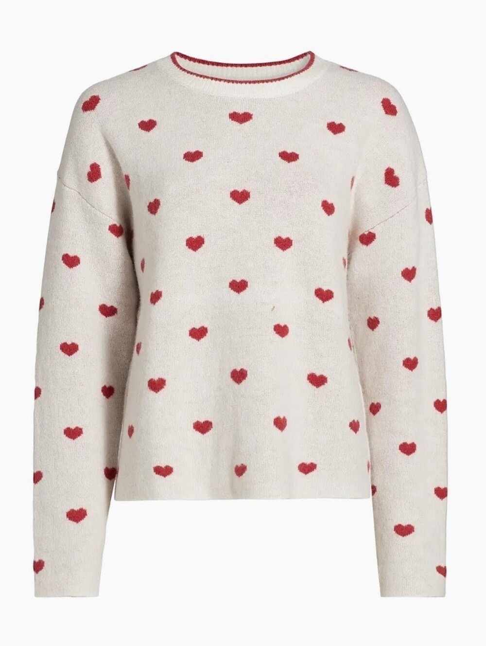 Splendid Lolly Hearts Jacquard Sweater